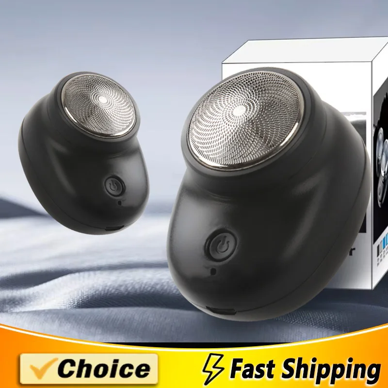 업그레이드된 휴대용 남성용 면도기 습식 및 건식 사용 가능 USB 충전식 바디 헤어 트리머 빠른 충전, 디지털 디스플레이