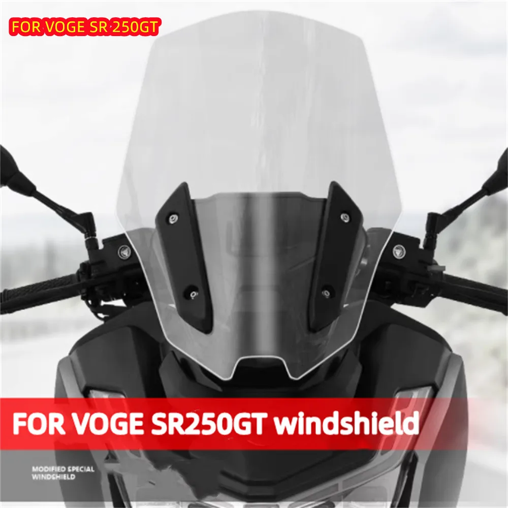 

Windshield For VOGE SR250GT SR 250GT Windshield modification with elevated front windshield accessories