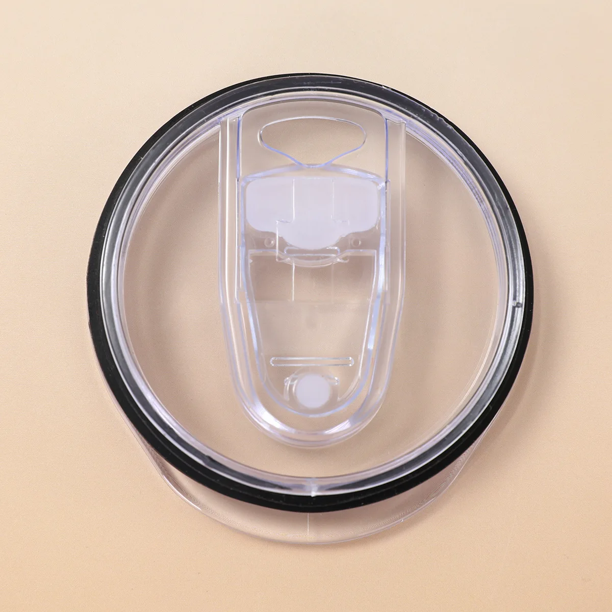 12oz 16oz 20oz 30oz Slim Straight Cup Push Lid Sealed Leak-proof Transparent Slide Lid Simple Car Cup Lid Wholesale Tapa De Taza - 5