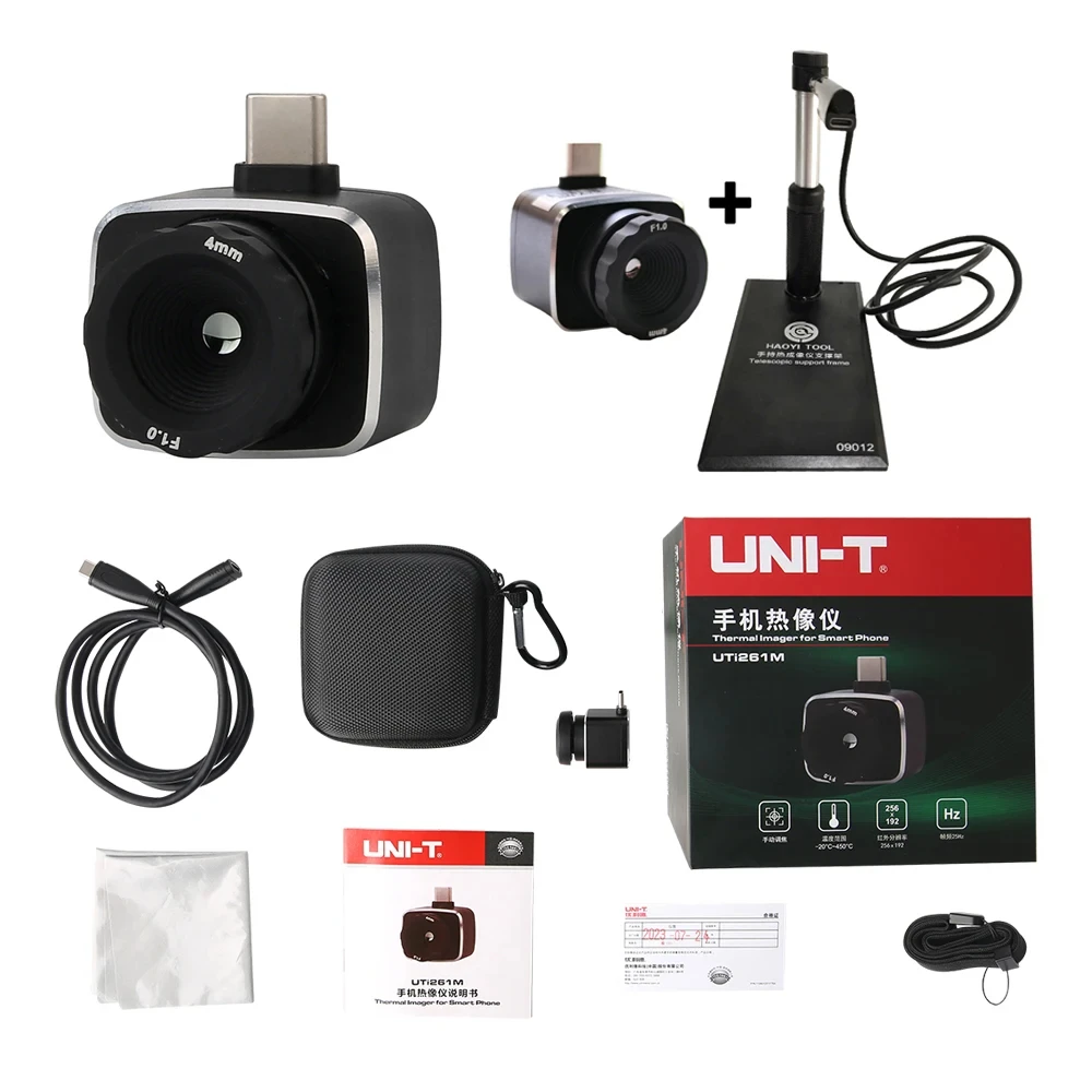 UNI-T UTi261M サーマルカメラ 256x192 赤外線熱画像カメラ Android