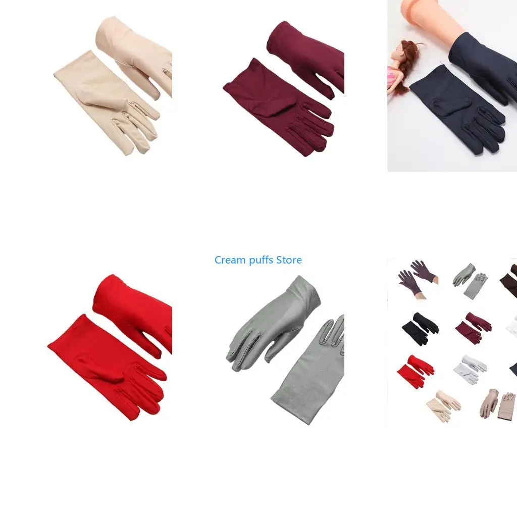 50LE 2lots Breathable High Elasticity Gloves Machine Washable Gloves Climbing Mittens