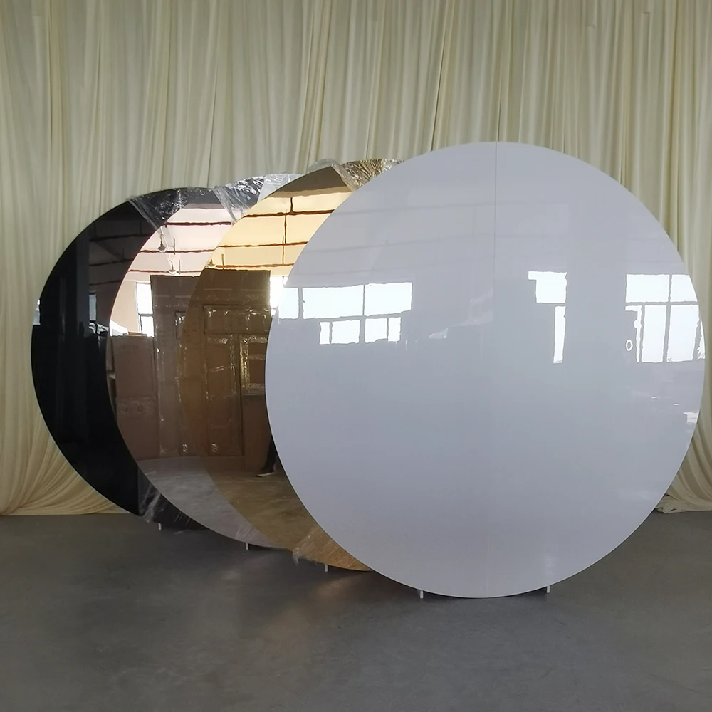 

2pcs Simple Round backdrop Baby Shower Display Wedding Events From Factory Suppliers