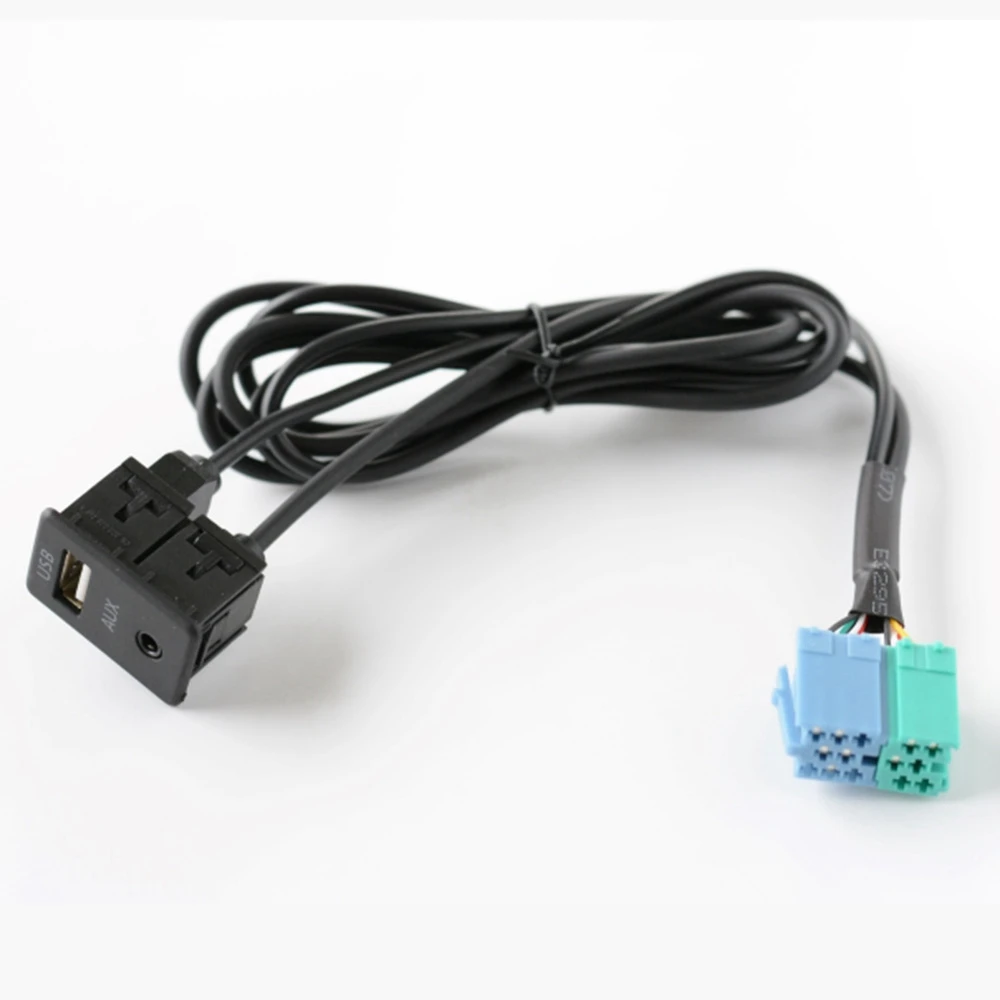Radio Extension AUX USB Port Adapter Cable Wiring Assy for