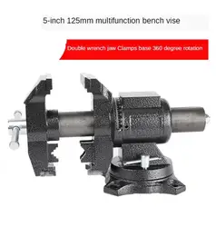 Heavy Duty Precision Bench Vise with Anvil 4 5 Inch 6 Inch Multifunctional Universal Flat Bench Vise