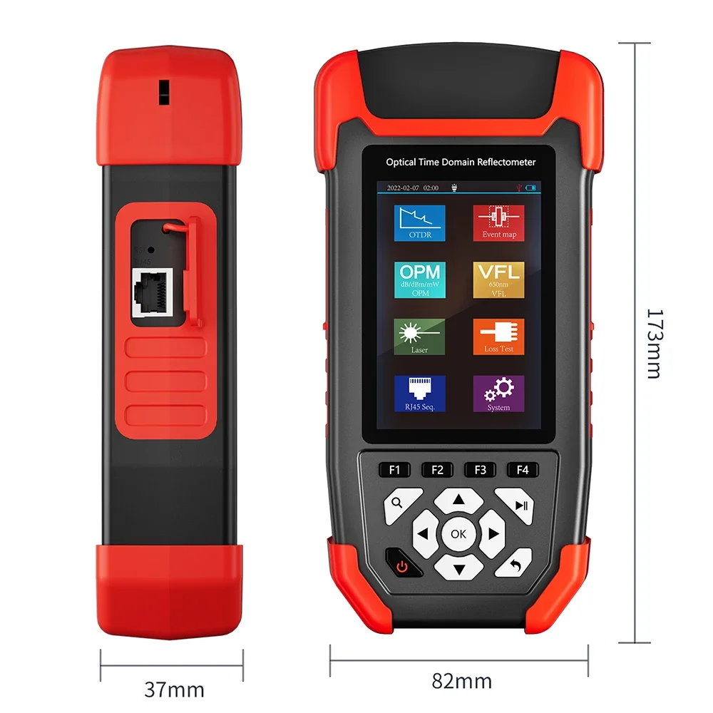 NOYAFA-Fiber Optic Fault Detector, medidor de energia óptica, mapa do evento, Ethernet Cable Tester, OPM, VFL, OLS, NF-981, 10m-60km