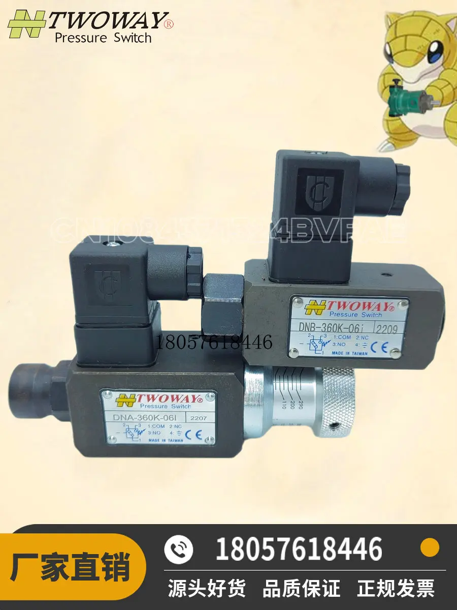 Taiken DNB/DNA-250K-06i 150K 100K 360K-22B pressure relay switch