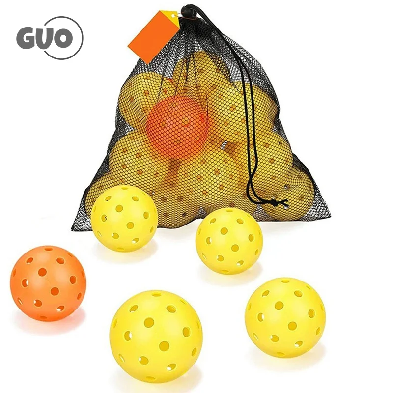 

Pickleball Injection Molded Resilient 40-Hole Ball - TPE Elasticity Ball Outdoor Sports Playing Experience