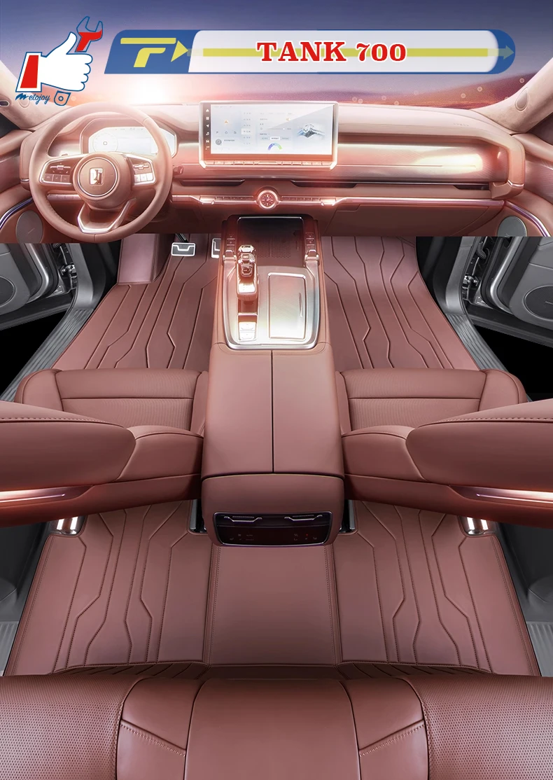 

Left-hand Drive Car Floor Mat For TANK 700 2024 Full-Surround Foot Mat Mat Floor Liner Floor Carpet Water-proof Mat