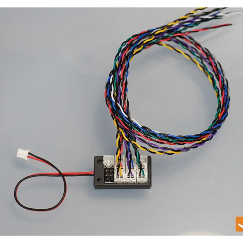 RC سيارة PH2.0 محطة خط كابل الإضاءة أسلاك الأسلاك MFC-03 ل 1/14 تاميا مركبة يتم التحكم بها عن بُعد سكانيا 770S R620 فولفو بنز أروكس مان #5