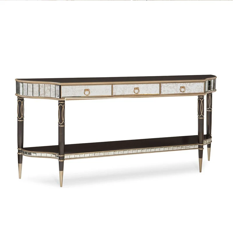 Italian Minimalist Console Table Premium Trendy European Design Entryways Table Elegant Creative Scrivania Living Room Furniture