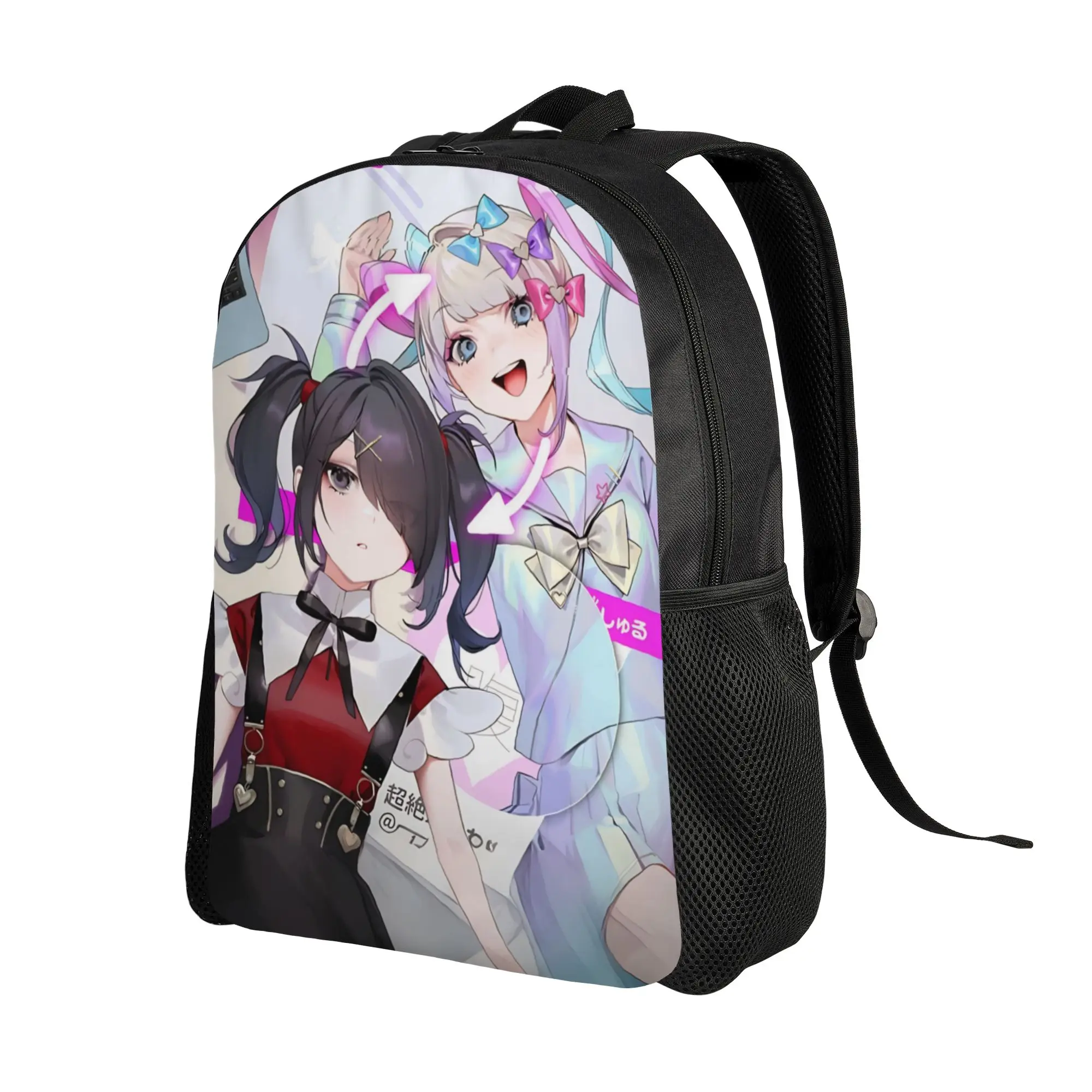 OMG kawaii Angel Fashion Backpack with Pocket High School Travel Needy Girl Overdose Daypack for Men Women College Shoulder Bag