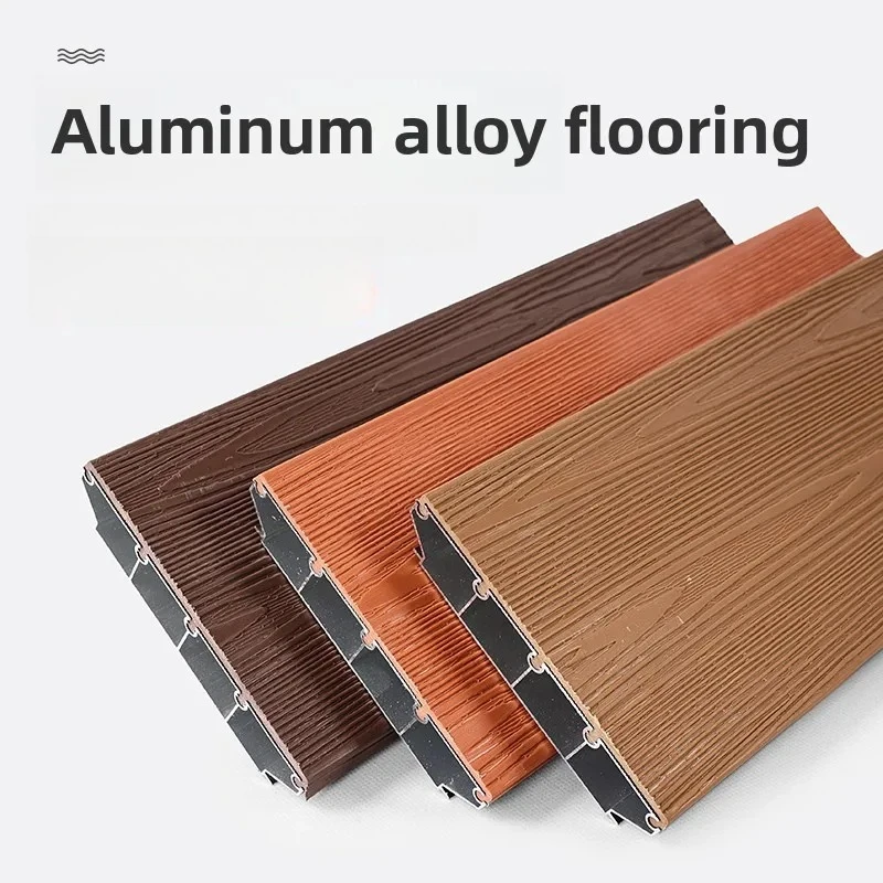 2026 Aluminum Alloy Floor Hot Selling Style Smooth Finish Simple Installation Waterproof Long Service Life for Garden