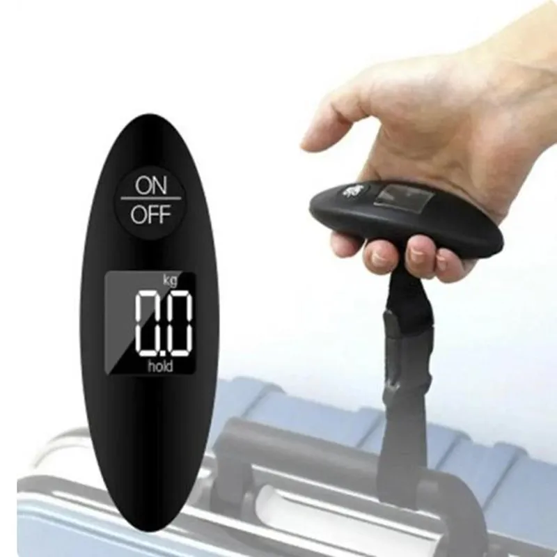 Effective 1Pc 40kg/100g LCD Digital Electronic Luggage Scale Portable Suitcase Scale Handled Travel Bag Weighting Fish Hook Hang