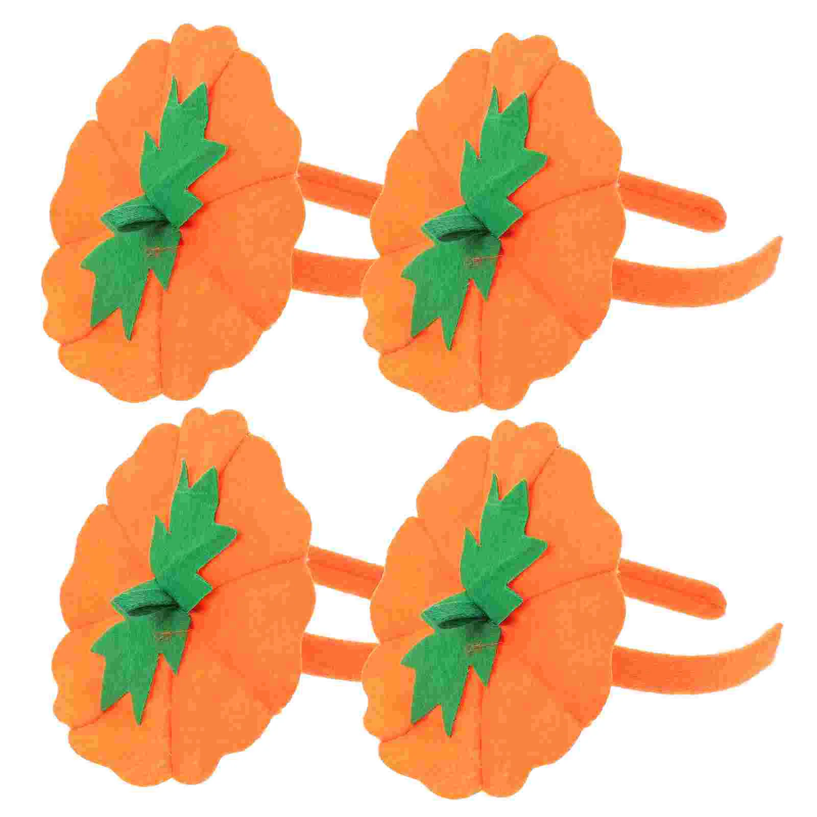 Testa di zucca Fascia per adulti Costumi di Halloween Accessori per capelli Decorazione in tessuto non tessuto sfuso