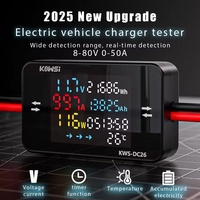 Car 12V 24V Battery Charge Detector LCD Color Screen Voltmeter Ammeter Electric Power Meter Current Voltage Monitoring XT90 20A