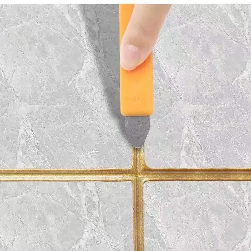 Imagem -03 - Ferramenta de Raspagem de Costura de Aço de Tungstênio Cola pá Residual Pressão Costura Vara Cerâmica Piso Telha Grout Ferramenta de Construção 1pc
