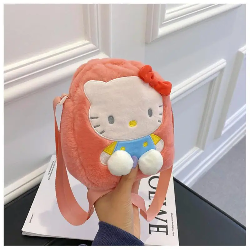 

Hello Kitty Sanrio Messenger Bag Miniso Anime Cartoon Cute Kuromi Cinnamoroll My Melody Kawaii Cosmetic Bag Girls Holiday Gifts