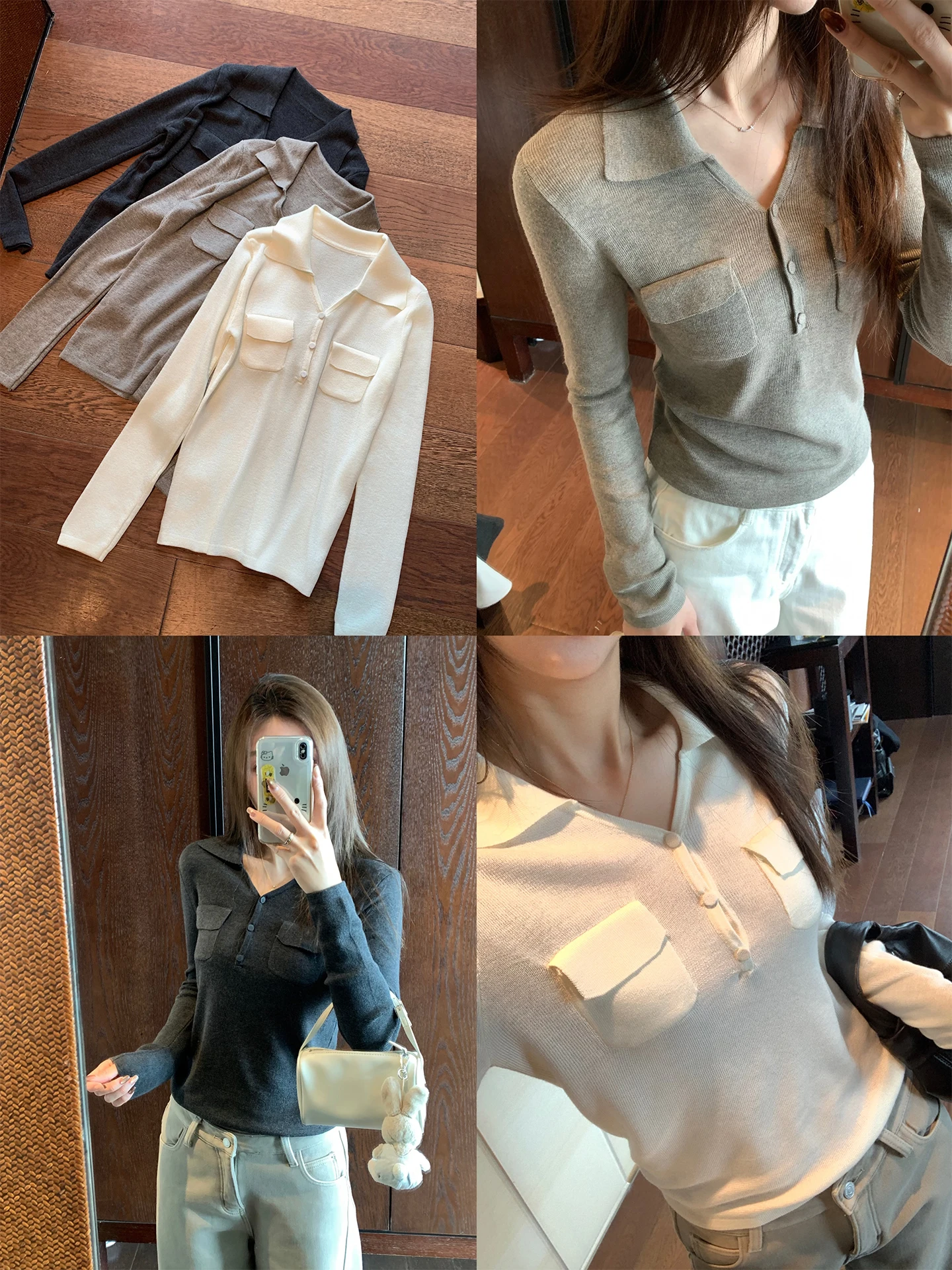 

Женский модный зимний топ Cactiop из смесовой шерсти и полиэстера, вязаный, длинный, теплый