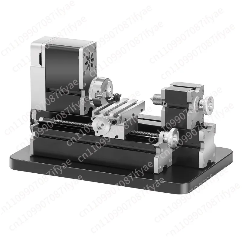 Mini Metal Lathe 2.76 X 5.12 inches, Aluminum Alloy Manual Control Soft Tool Lathe