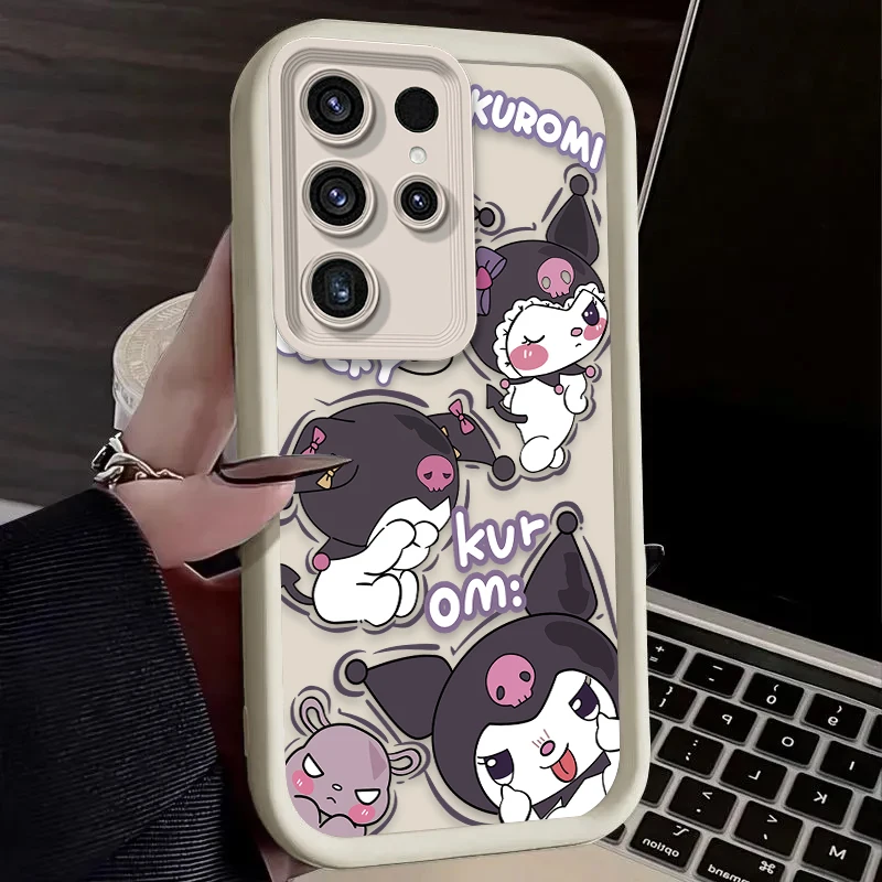 سانريو كورومي بلدي ميلودي قضية الهاتف لسامسونج غالاكسي S24 S25 S23 الترا S22 S21 زائد FE A36 A56 A26 A16 A06 A15 A25 A35 A55 5G