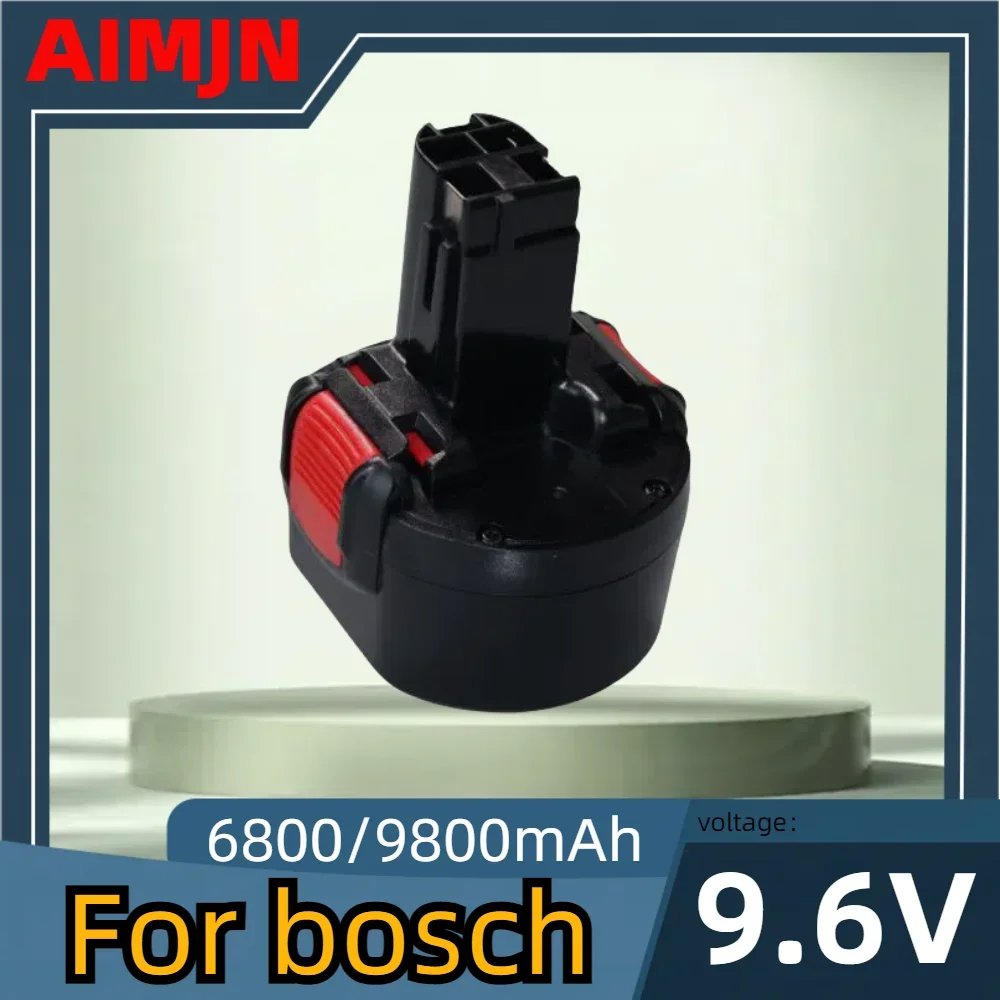 

9.6V Rechargeable Battery 4800/6800/9800mAh Ni-MH Power Tools Battery for Bosch PSR 960 BH984 BAT048 BAT119