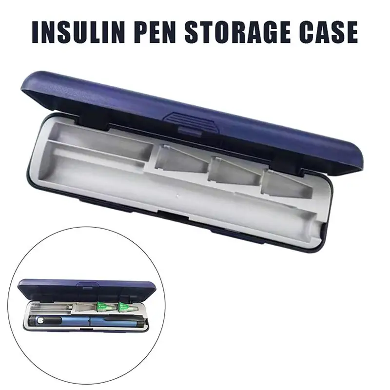 Insulin Pen Storage Case Universal Travel Organizer Durable Protective for Pens Syringes Supplies