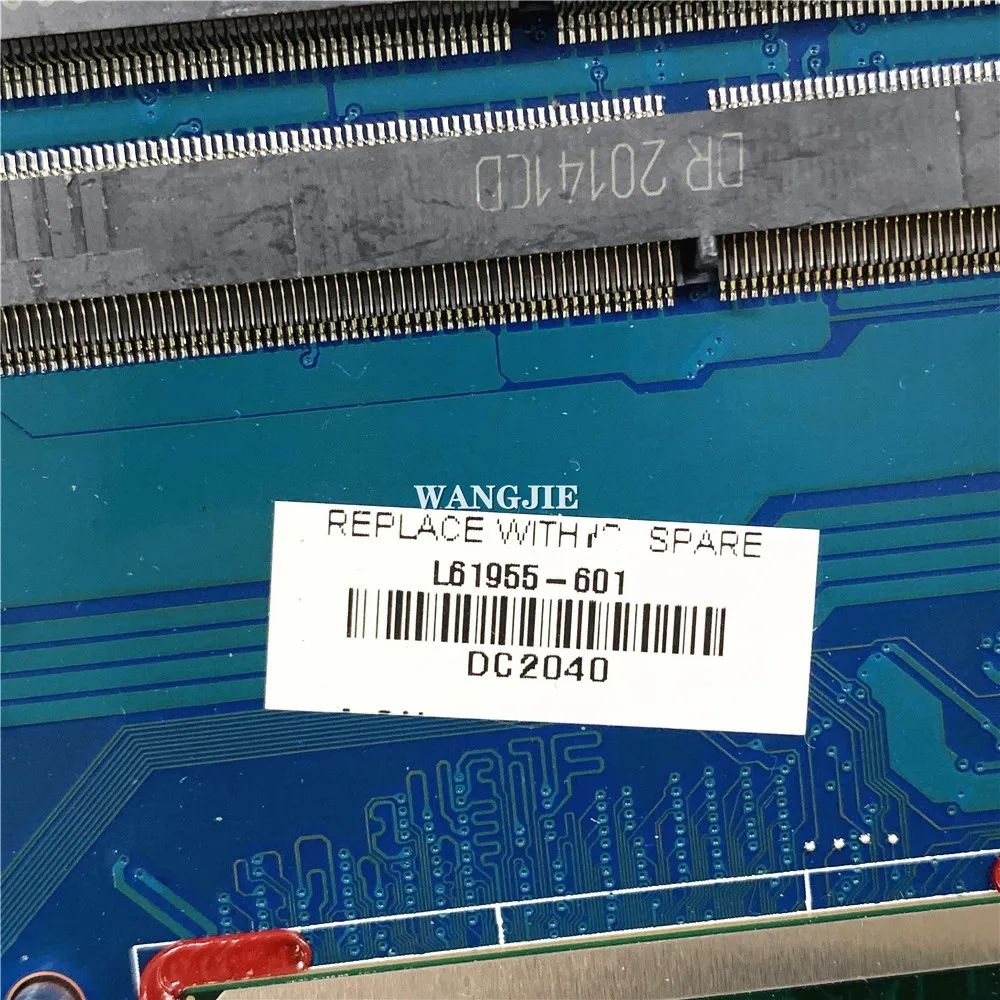 Imagem -04 - Remodelado Computador Portátil Placa-mãe para hp Tpn-q221 14-dq com Pent4417u Cpu L61955001 L61955601 Da00pamb6d0 100 Totalmente Testado