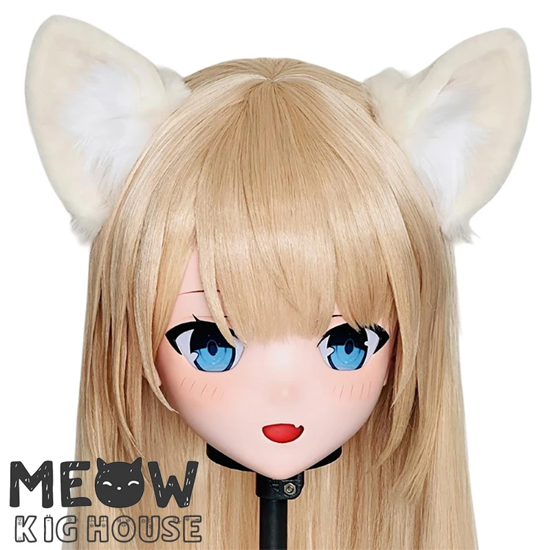 

(MEO470) Настроить ручной работы на всю голову запираемый кроссдресс мужской и женский японский мультфильм аниме игровой персонаж маска кигуруми