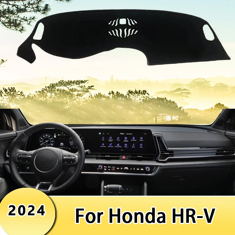 

Car Dashboard Cover Sun Shade Mats Avoid Light Pads Instrument Panel Protective Carpets sunshade mat For Honda HR-V 2024