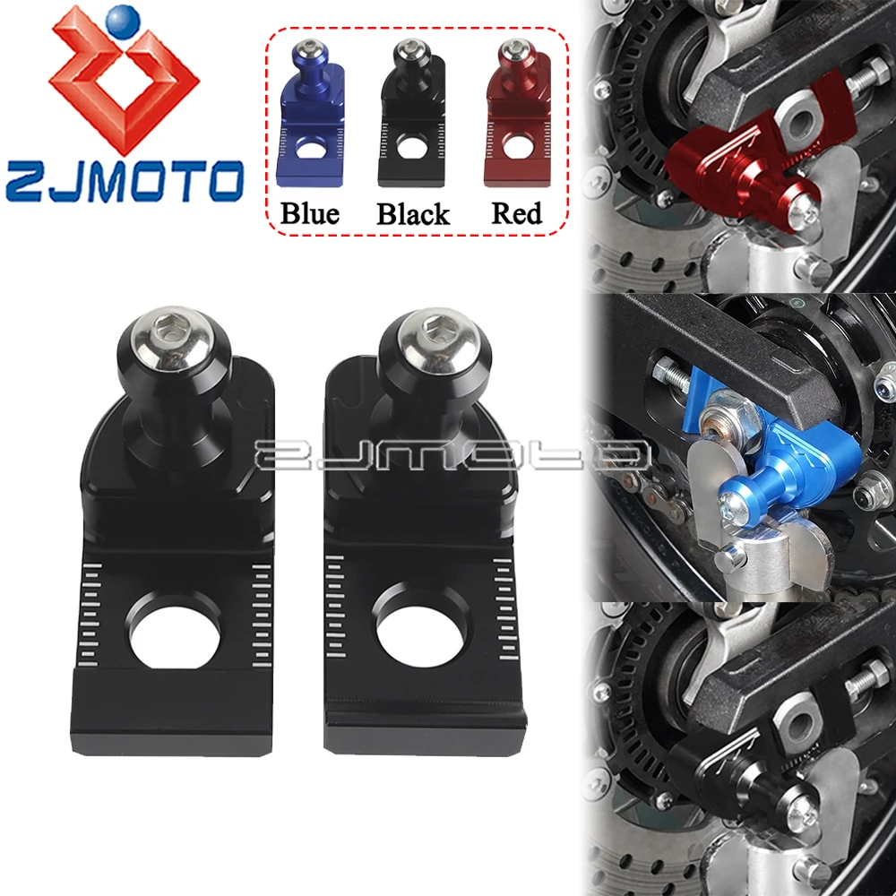 Swingarm Stand Pick Up Chain Adjuster Blocks For Yamaha XSR900 2016-21 FJ09 2017 Tracer 900 GT 2019-20 Tenere 700 /XTZ 700 19-24