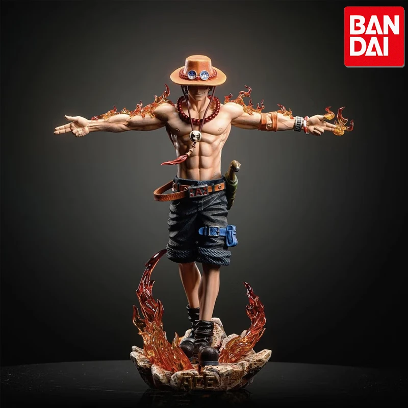 

28cm Anime One Piece Figure Portgas D Ace Action Figures PVC Model Doll Statue Collectible Model Toys Kid Birthday Gifts