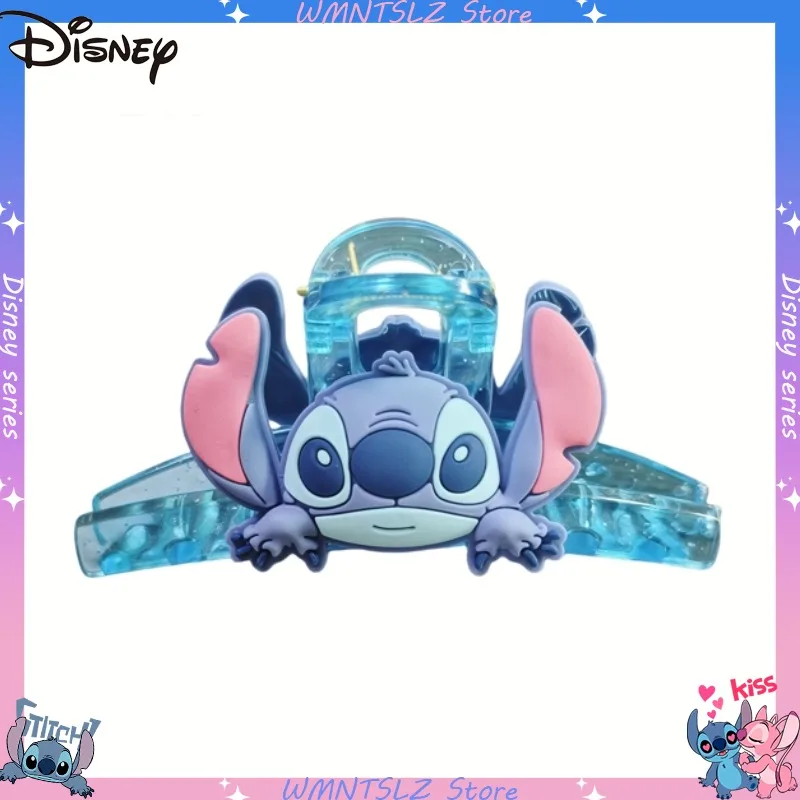 

Kawaii Disney Stitch коготь заколка для волос мультяшная пляжная заколка для волос летние аксессуары для волос ручка изысканный акриловый головной убор для ловли волос