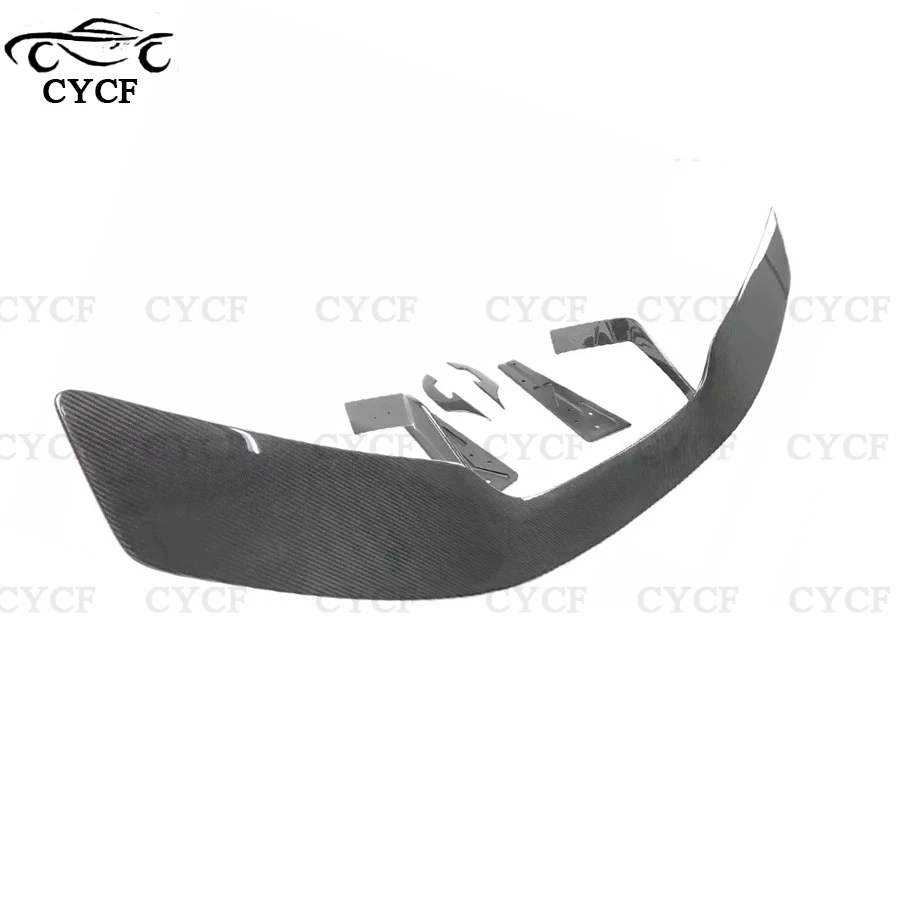 High quality Carbon Fiber Rear Wing Lip Tail Trunk Spoilers Tail fins Rear Spoiler For Mclaren 540 TRD Style