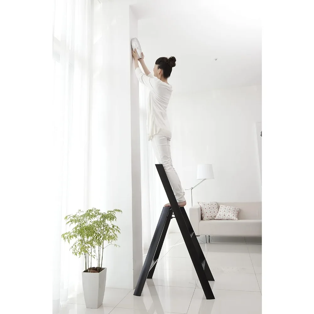 Escadas Escada Lucano, 3 degraus preta