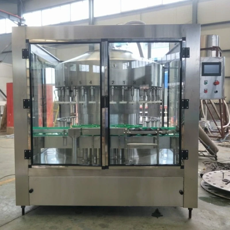 Automatic Wine Spirits Multifunction Filling Machine Grape Wine Washing Filling Corking Machine Bottling Machine FL Customized