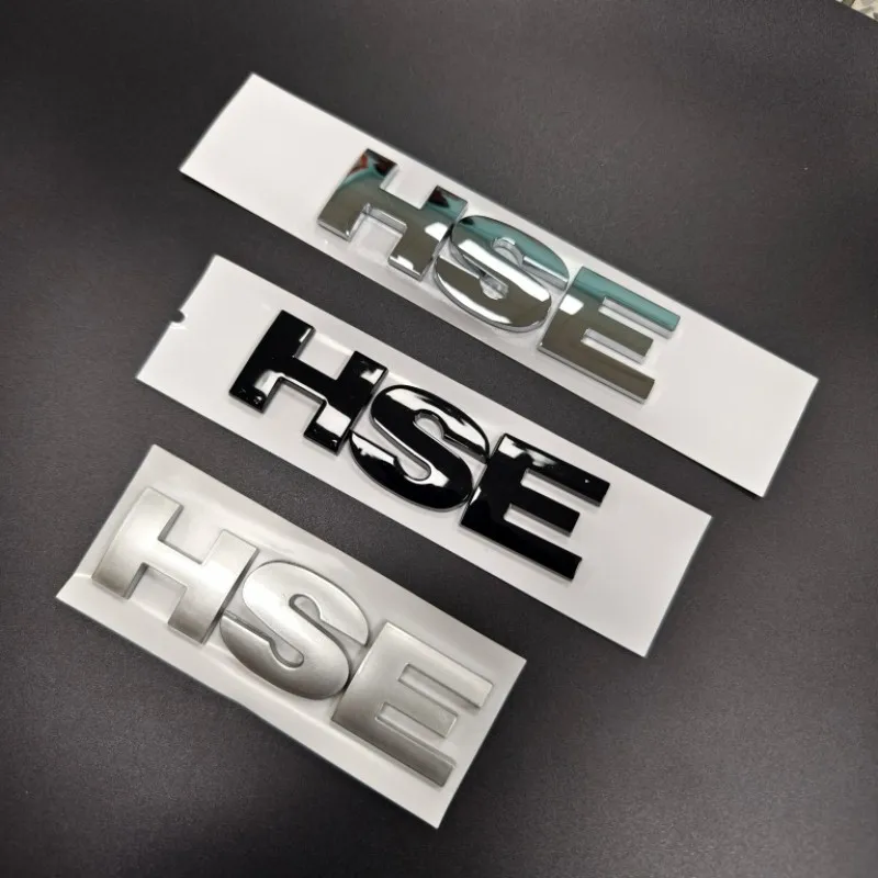 3D ABS  HSE  Car Styling Rear Trunk Words Letter Logo Emblem Badge Decals Sticker For Disco very 3 4 Free lander 2 Accessories