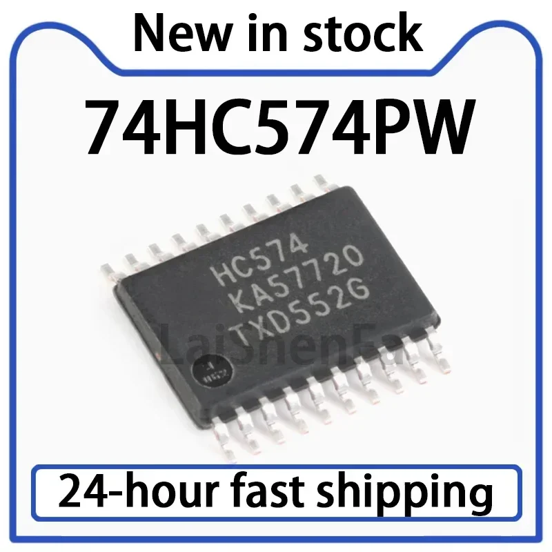 10PCS 74HC574PW, 118 Package TSSOP-20 D-type Trigger, Stock Available