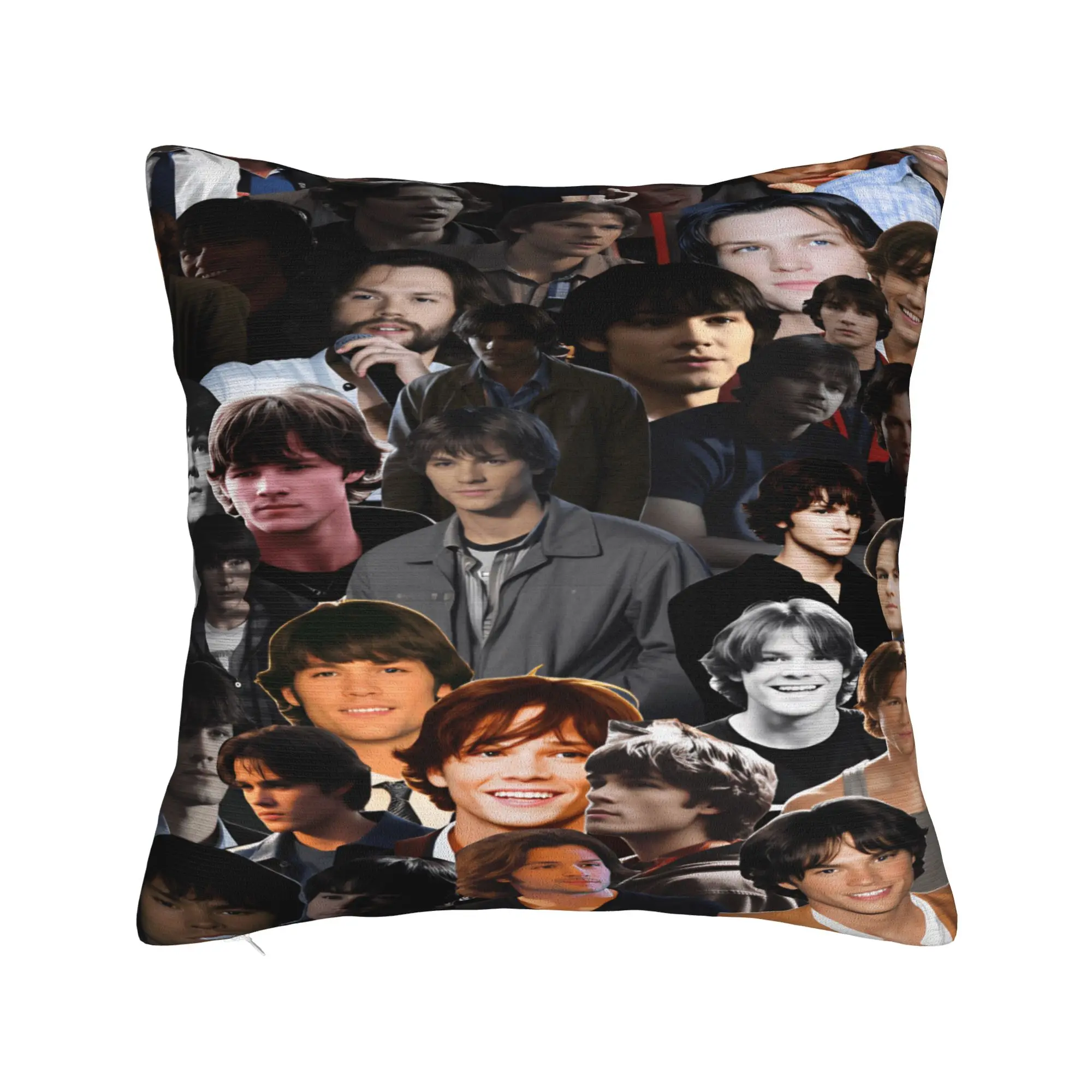 Sam Winchester Supernatural Pillow Case  Print Pillow Cover Fashion Pillowcases For Living Room Sofa