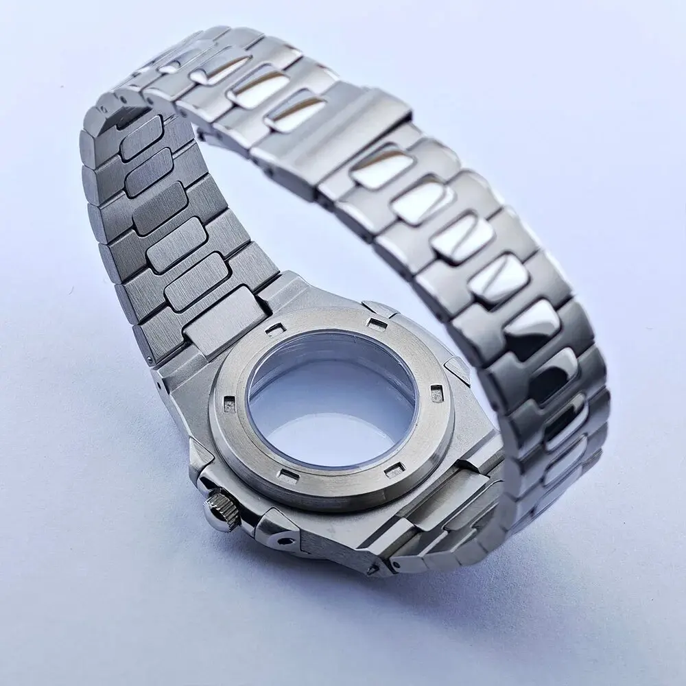 41mm nh35 Case Watch Cases Watch Parts Sapphire Crystal Glass For Nautilus Watch Case NH35/38/70 Movement Waterproof