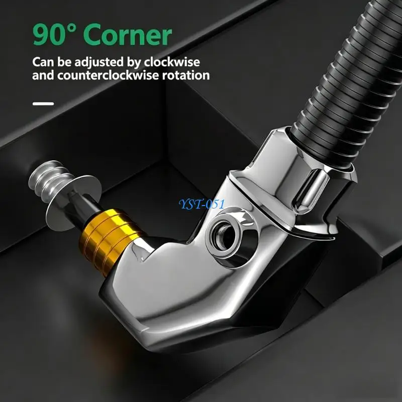 

E15A Съемная отвертка под углом 90 градусов, прямоугольная насадка для дрели, адаптер