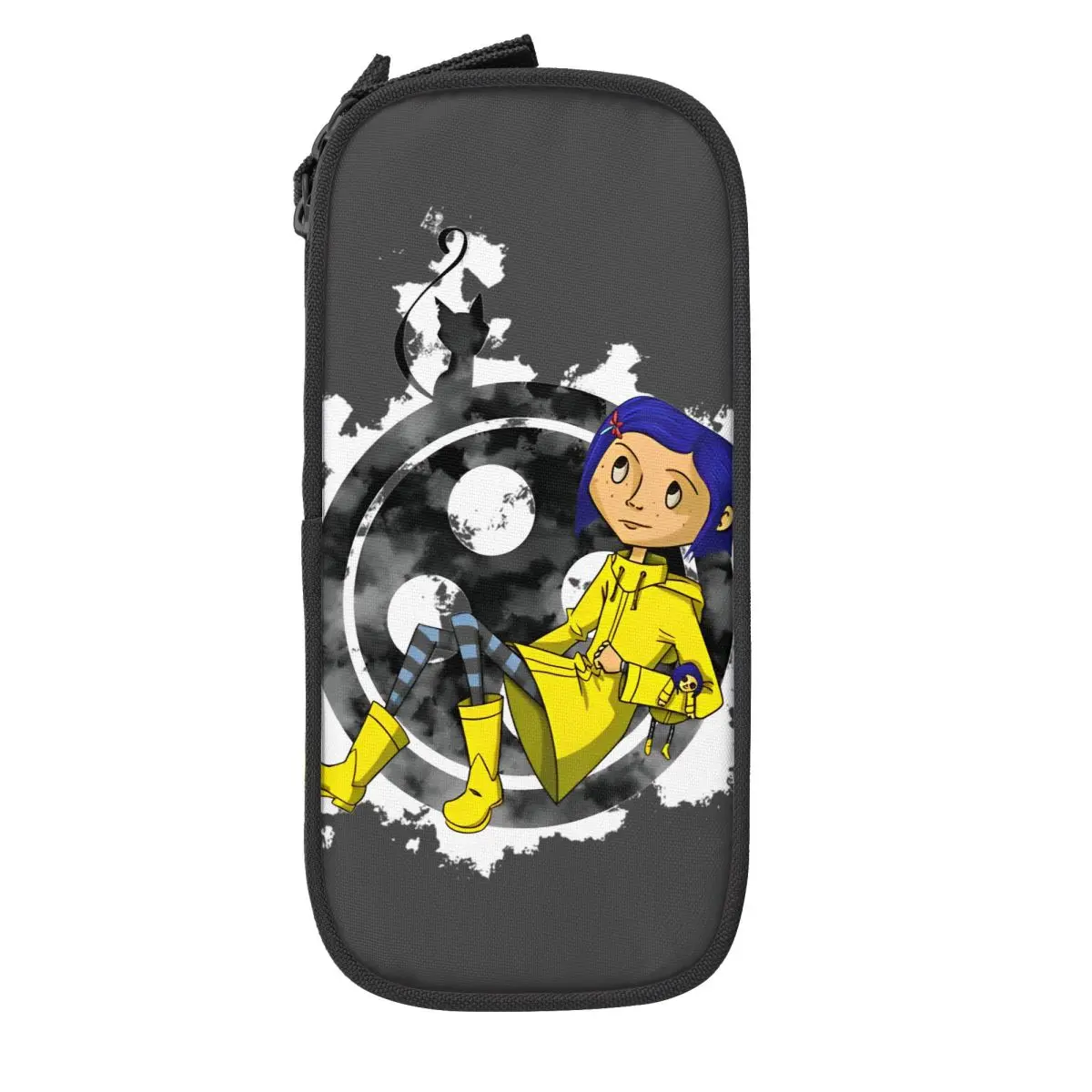 Classic Coraline Halloween Horror Pencil Cases Pencilcases Pen Holder Kids Big Capacity Bags School Supplies Gift Stationery image 2