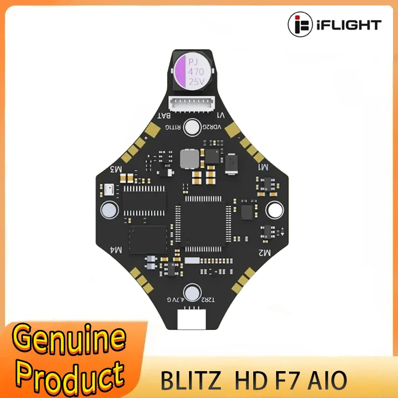 

IFlight BLITZ Defender 25 F7 AIO HD Flight Control 20A ESC 2-6S with 25.5*25.5mm Mounting Holes for FPV Drone Parts