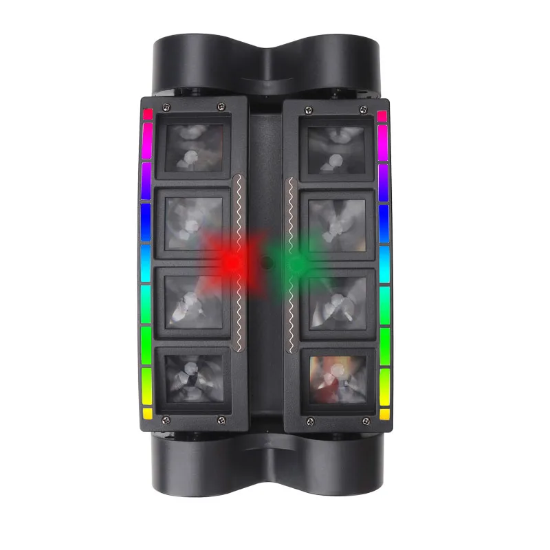

Sunart LED Mini Spider Wtih Laser Stage Effect Lighting For Dj Disco Party Wedding Event Night Club DMX Auto Sound Moving Head