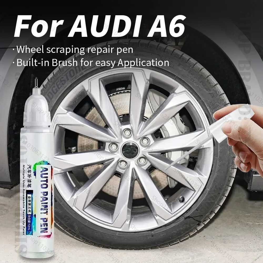 

Для AUDI A6 Touch Up Paint Wheel Repair Kit Быстрая и легкая краска для ремонта царапин на колесах Краска для ремонта колес автомобиля Серый Серебристый Черный