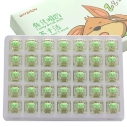 Original 2.0 Gateron Baby Kangaroo Switches Tactile 5pin 59g POM Material For Material Mechanical Keyboard Pre-lubed Switch
