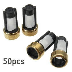 50pcs Fuel Injector Micro Basket Filter Fit For ASNU03C Injector Repair Kits Fuel Injector Filter Auto Replacement Parts