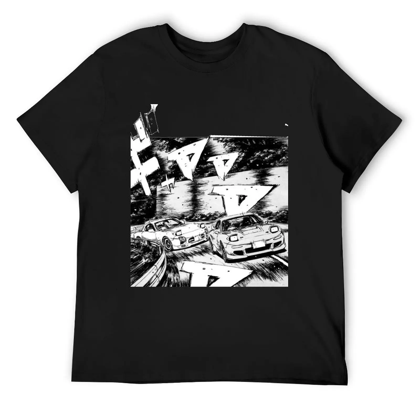 

Initial D RX7 vs RX7 T-Shirt funny meme t-shirts basketball graphic tees Louboutins tees Short sleeve tee men