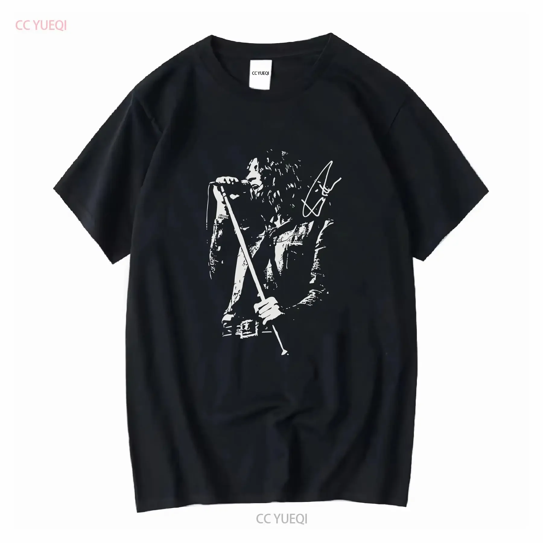 Ian Gillan Deep Purple Basic For Fan S to 5XL T-shirt TMB2492 manches longues ou courtes vintage délavé polyvalent streetwear élégant