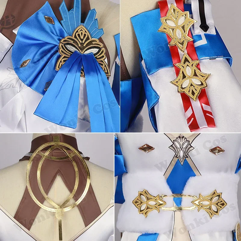 Bronya Mills-女性のコスプレ衣装,スターレール,ユニフォーム,かつらと髪,パーティーコスチューム