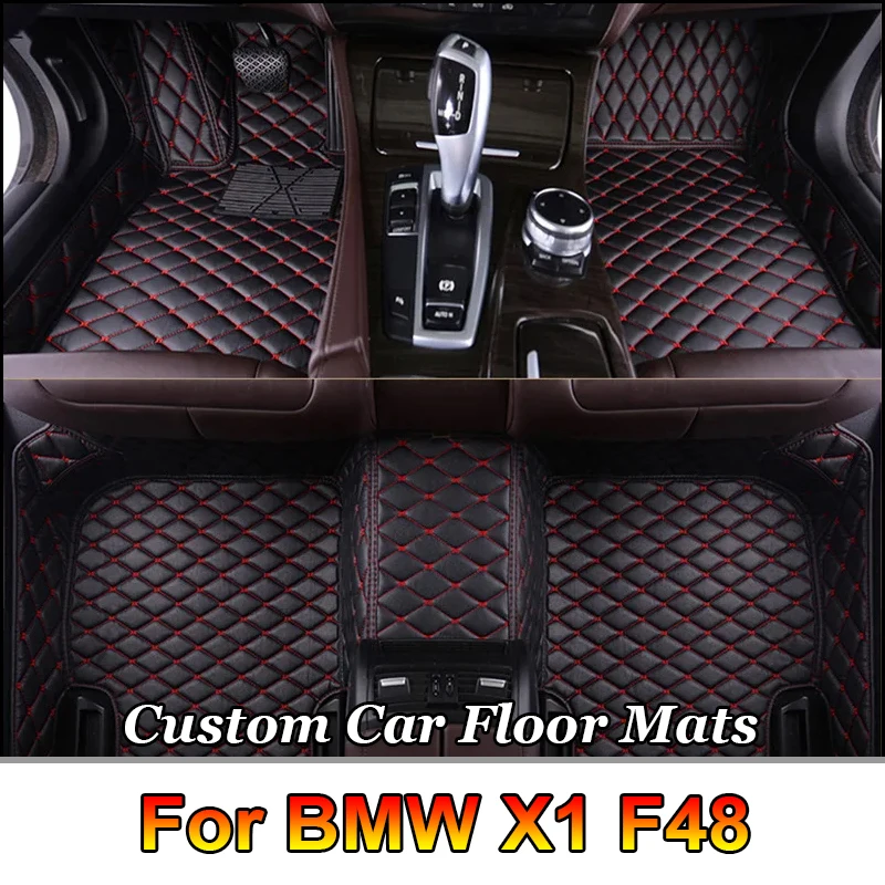 

Car Floor Mats For BMW X1 F48 2016 2017 2018 2019 2020 2021 2022 Custom Auto Foot Pads Carpet Cover Interior Accessories